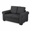 Nilkamal Array 2 Seater Bill Arm Sofa (Dark Grey)