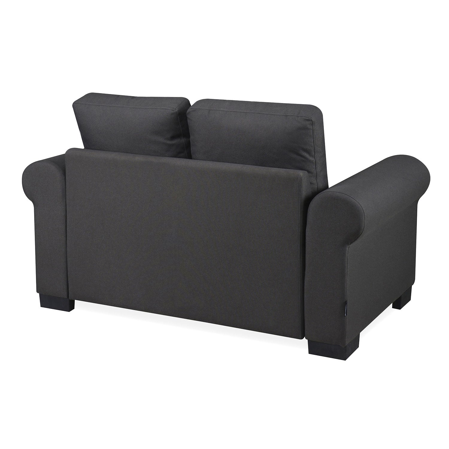 Nilkamal Array 2 Seater Bill Arm Sofa (Dark Grey)