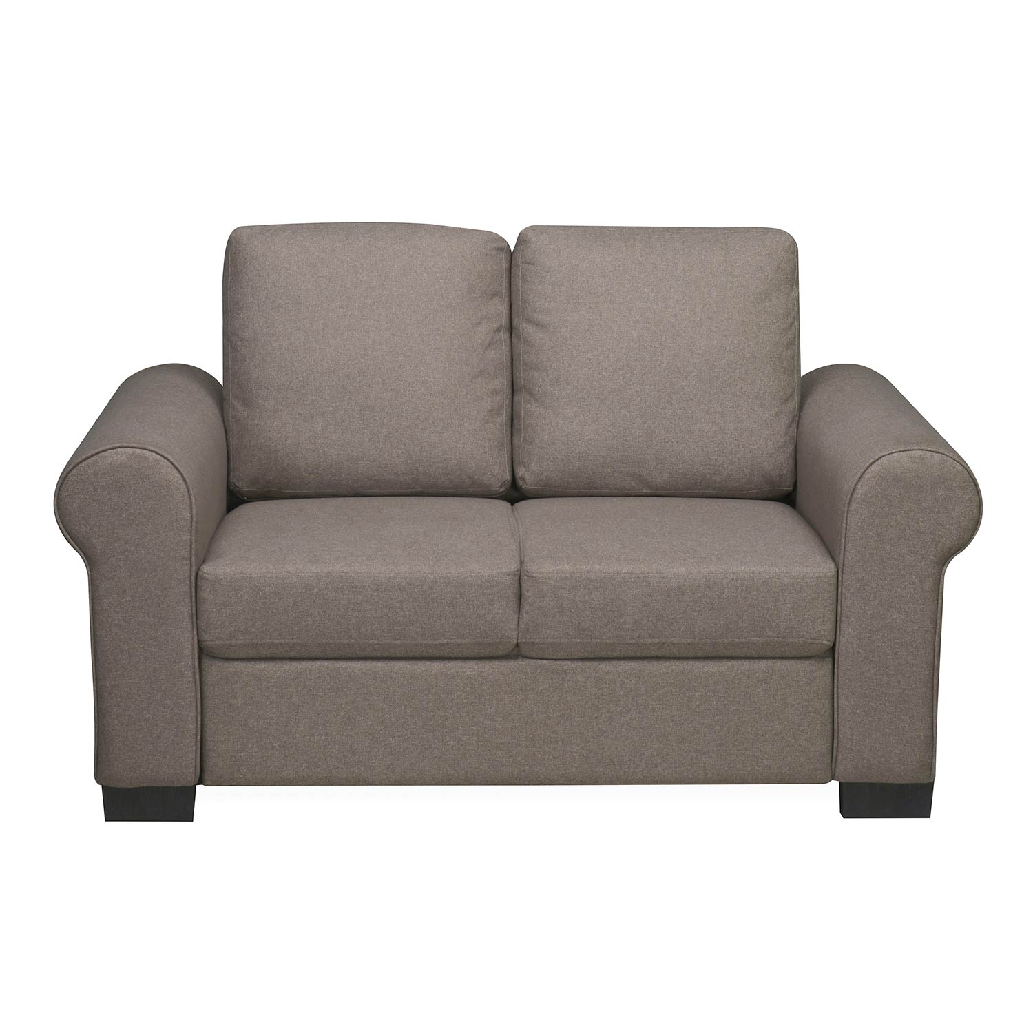 Nilkamal Array 2 Seater Bill Arm Sofa (Light Brown)