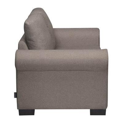 Nilkamal Array 2 Seater Bill Arm Sofa (Light Brown)