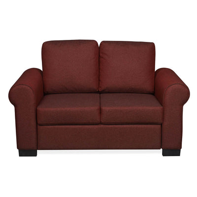 Nilkamal Array 2 Seater Bill Arm Sofa (Maroon)