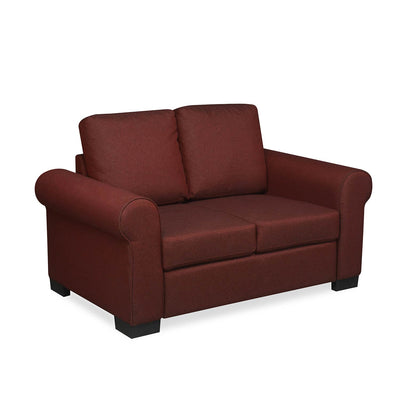 Nilkamal Array 2 Seater Bill Arm Sofa (Maroon)