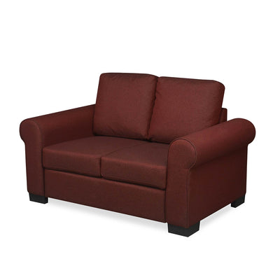 Nilkamal Array 2 Seater Bill Arm Sofa (Maroon)
