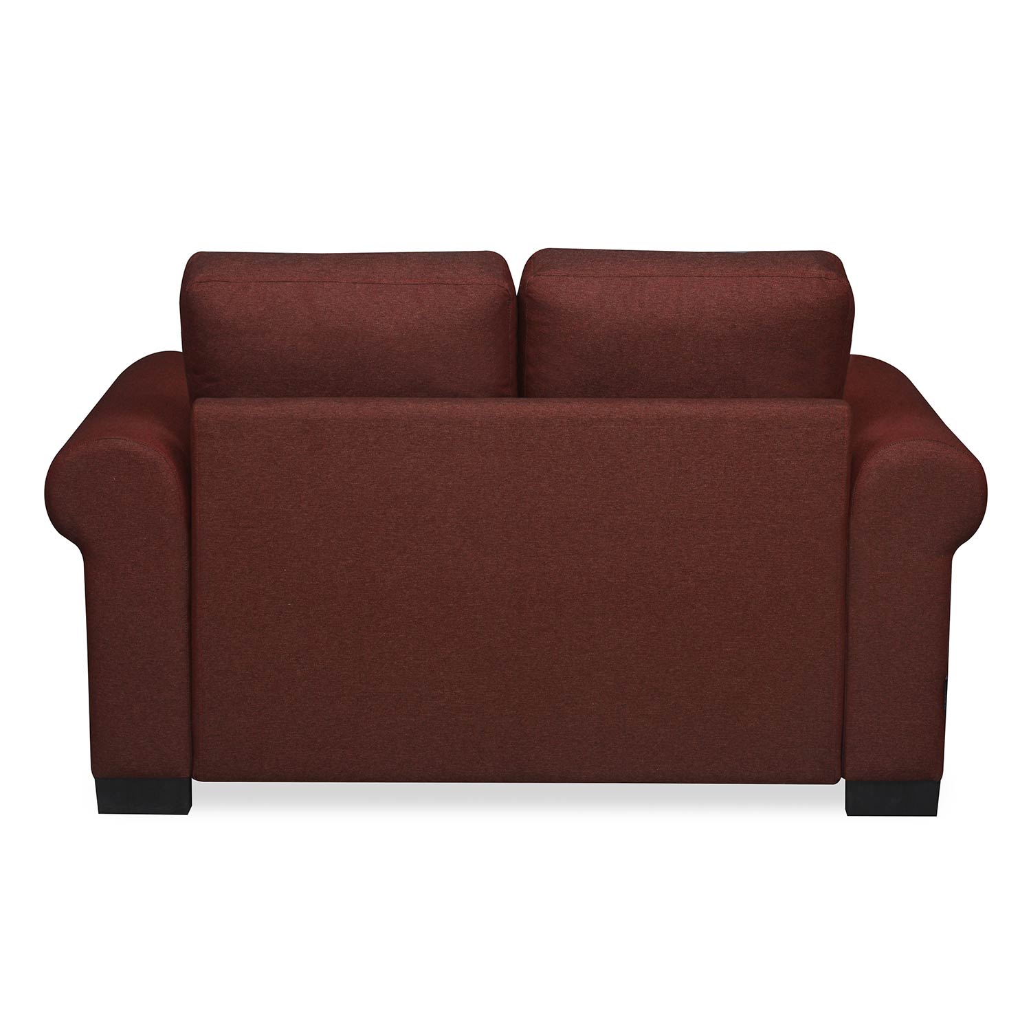 Nilkamal Array 2 Seater Bill Arm Sofa (Maroon)