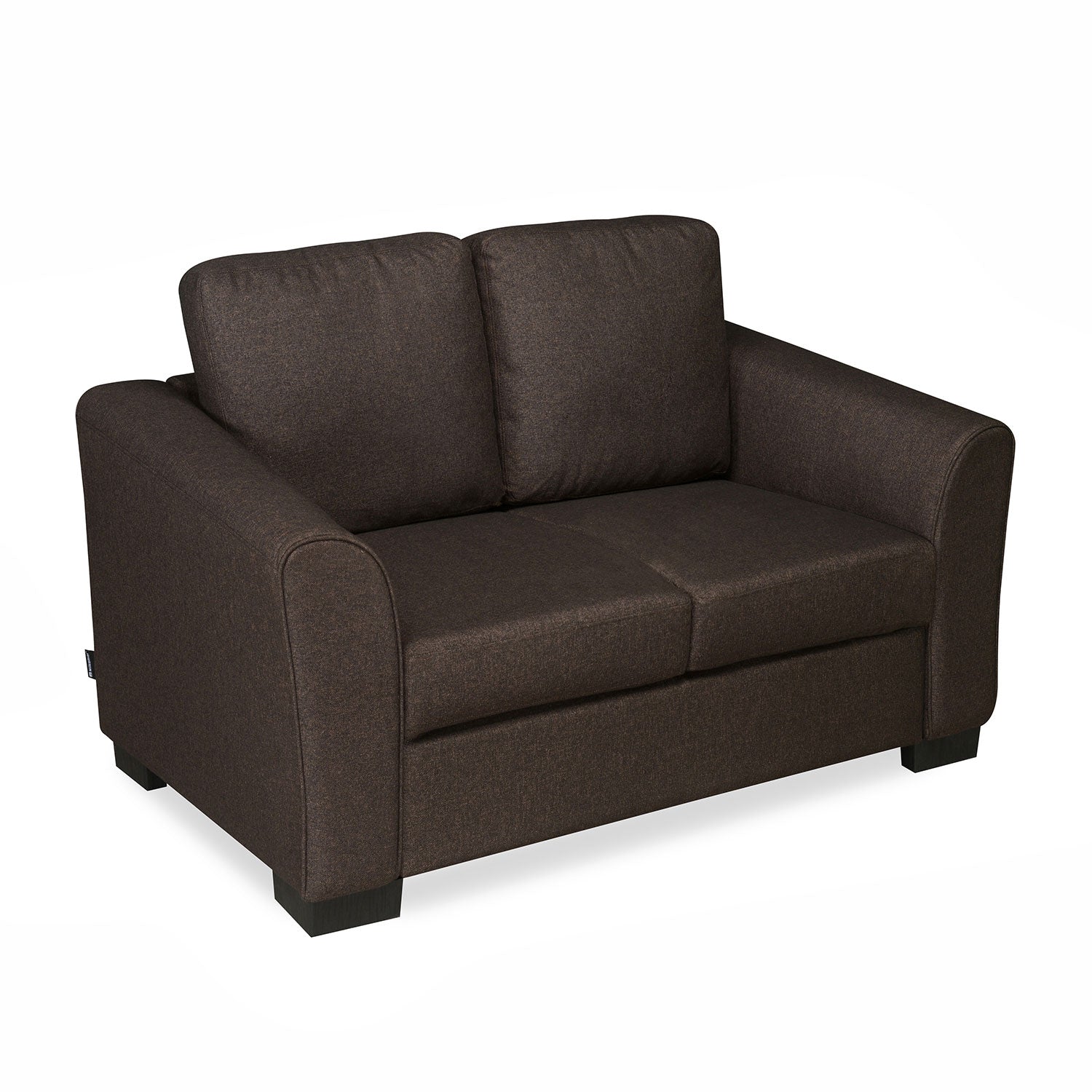 Nilkamal Array 2 Seater Mike Arm Sofa (Dark Brown)