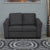 Nilkamal Array 2 Seater Mike Arm Sofa (Dark Grey)