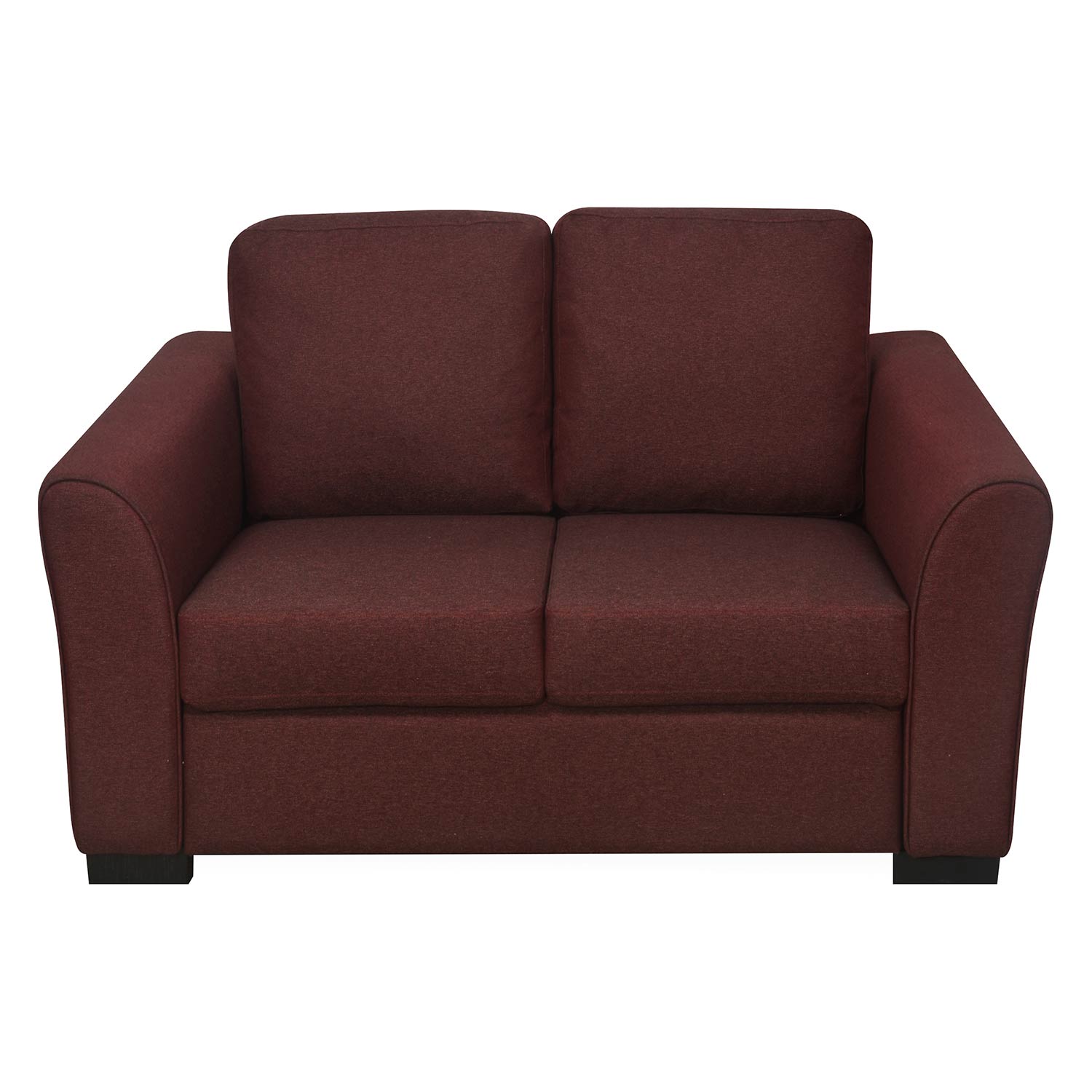 Nilkamal Array 2 Seater Mike Arm Sofa (Maroon)