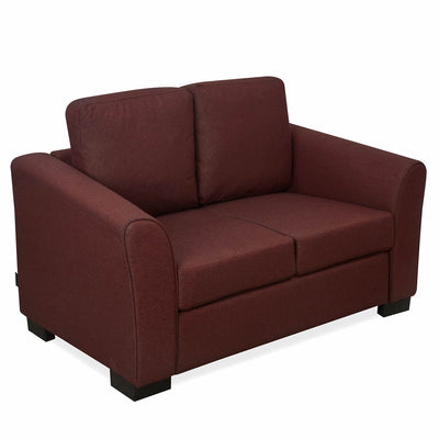 Nilkamal Array 2 Seater Mike Arm Sofa (Maroon)