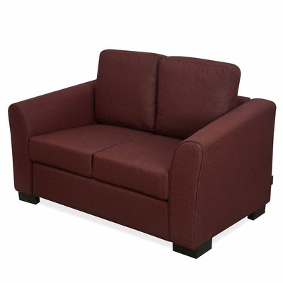 Nilkamal Array 2 Seater Mike Arm Sofa (Maroon)