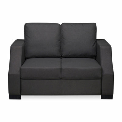 Nilkamal Array 2 Seater Rick Arm Sofa (Dark Grey)
