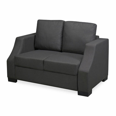 Nilkamal Array 2 Seater Rick Arm Sofa (Dark Grey)