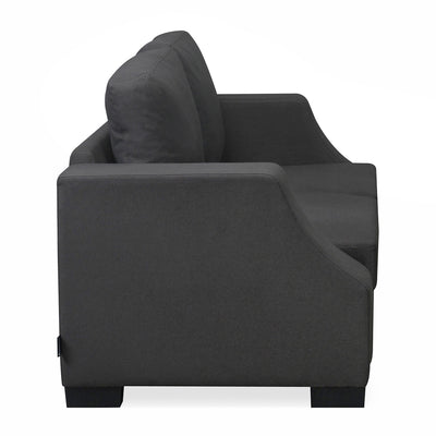 Nilkamal Array 2 Seater Rick Arm Sofa (Dark Grey)