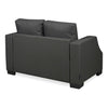 Nilkamal Array 2 Seater Rick Arm Sofa (Dark Grey)