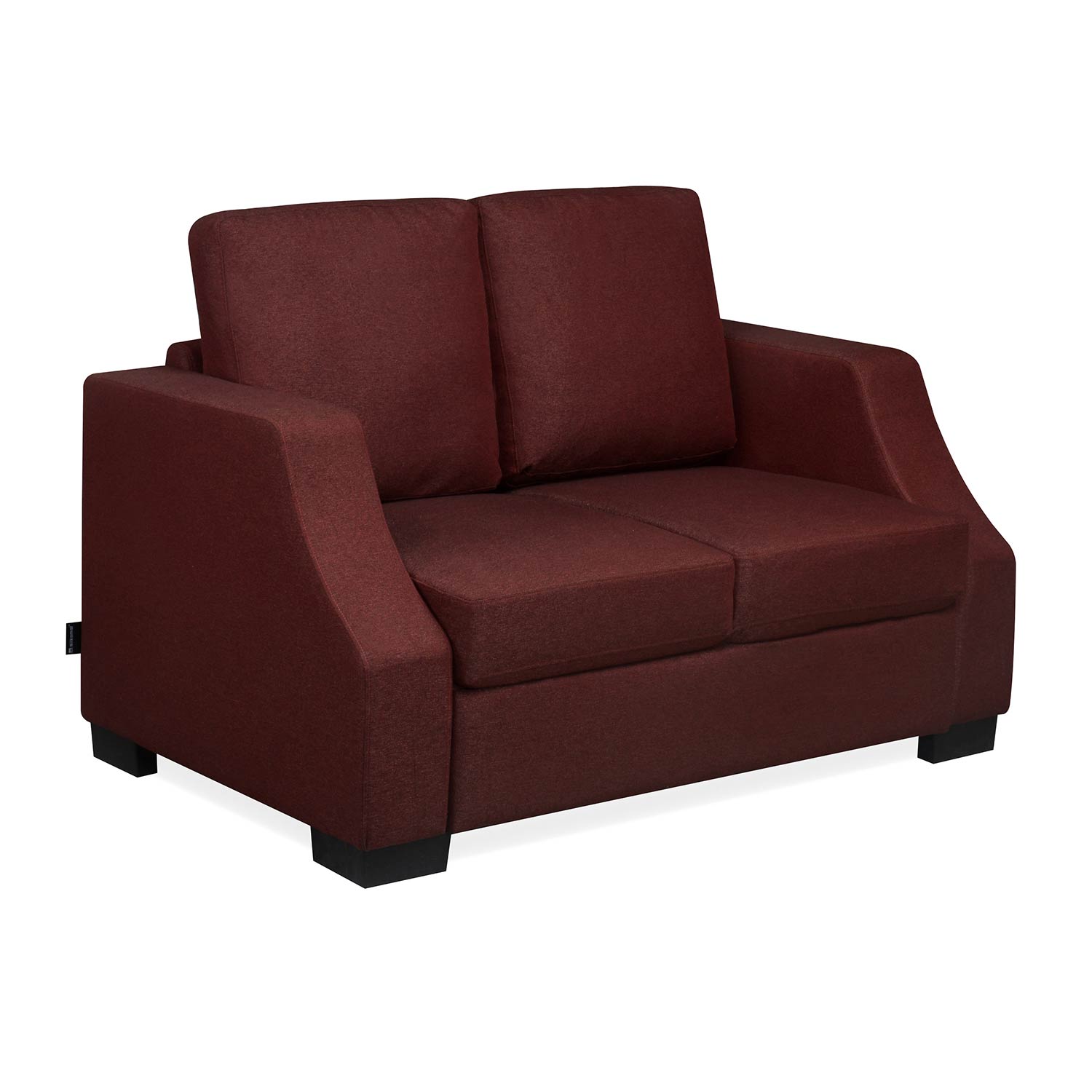 Nilkamal Array 2 Seater Rick Arm Sofa (Maroon)