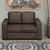 Nilkamal Array 2 Seater Ron Arm Sofa (Dark Brown)