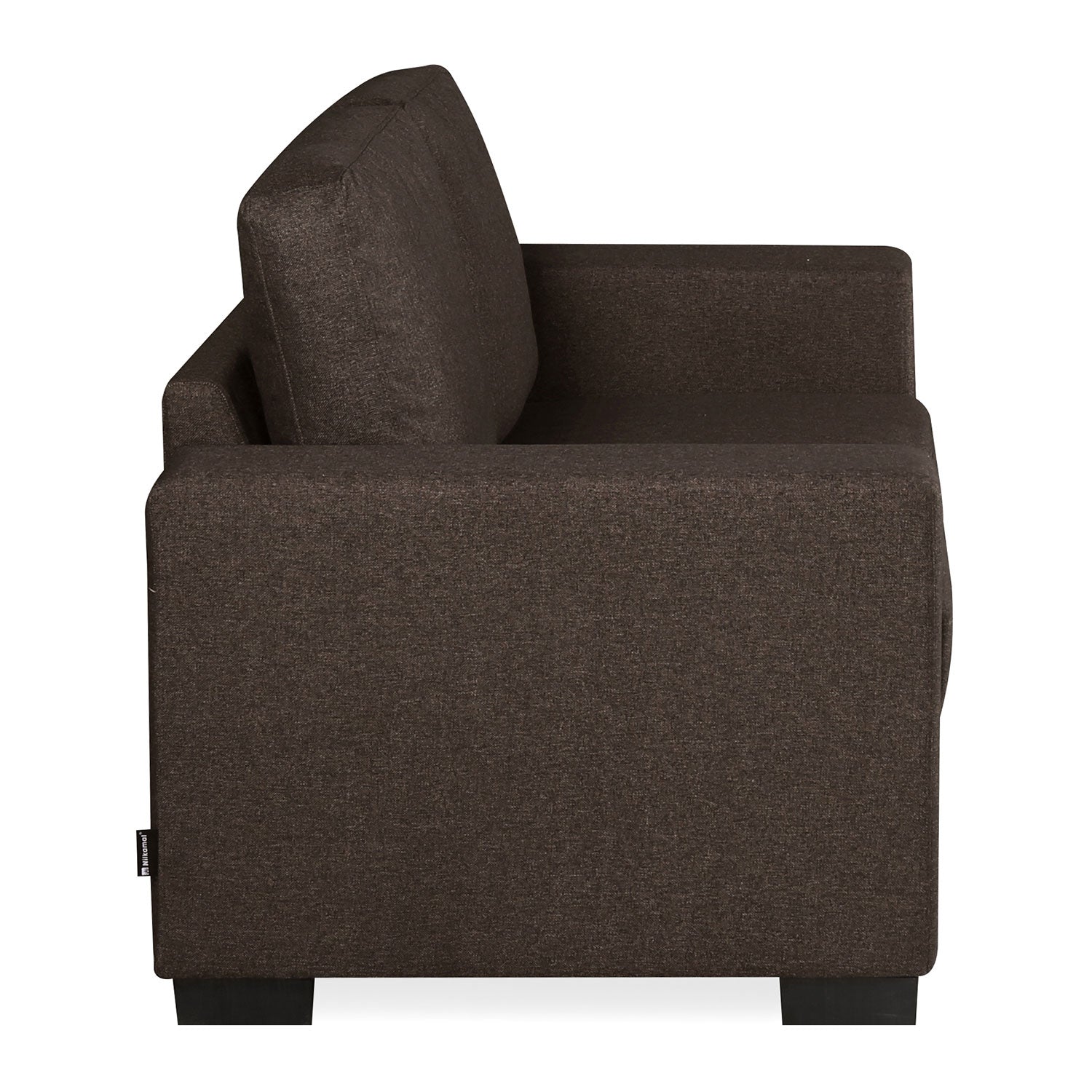 Nilkamal Array 2 Seater Ron Arm Sofa (Dark Brown)
