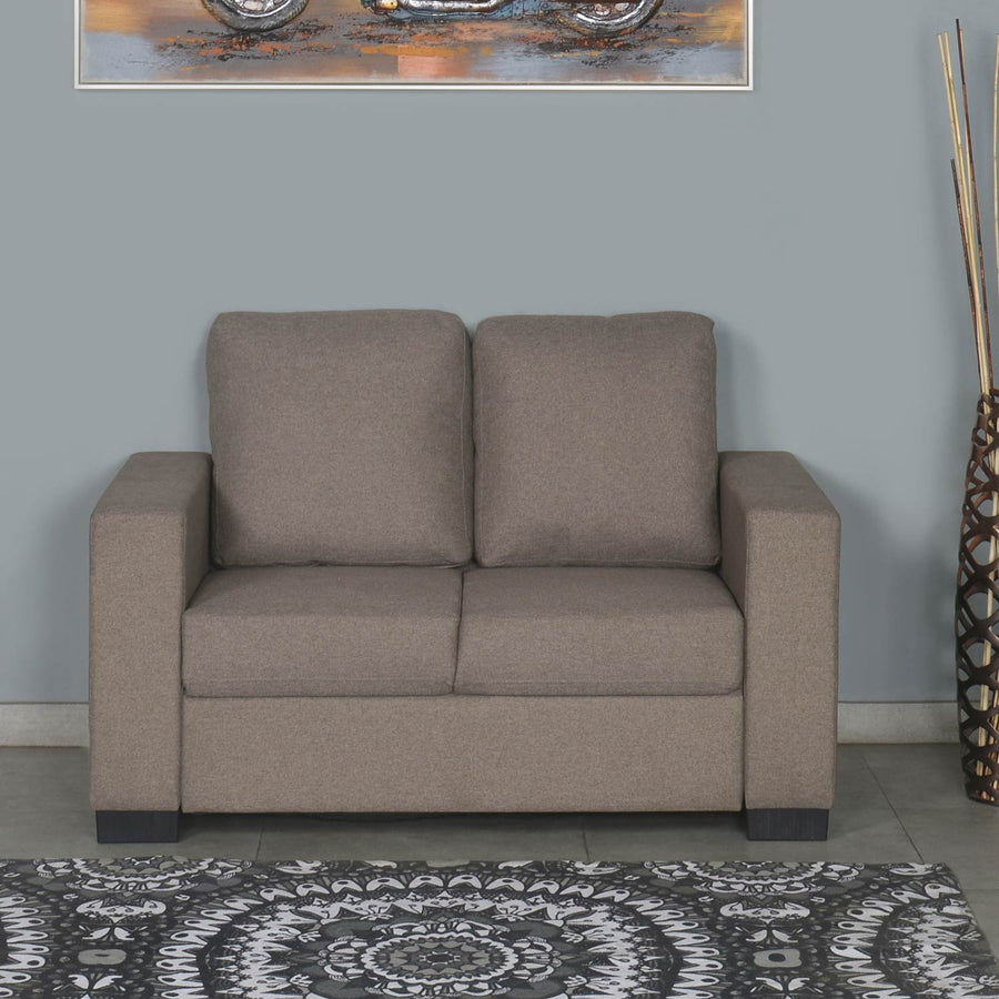 Nilkamal Array 2 Seater Ron Arm Sofa (Light Brown)