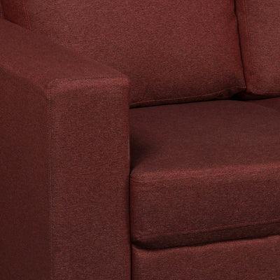 Nilkamal Array 2 Seater Ron Arm Sofa (Maroon)