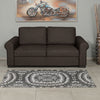 Nilkamal Array 3 Seater Bill Arm Sofa (Dark Brown)