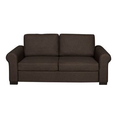 Nilkamal Array 3 Seater Bill Arm Sofa (Dark Brown)