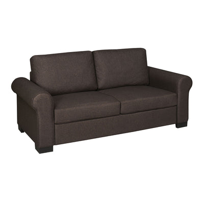 Nilkamal Array 3 Seater Bill Arm Sofa (Dark Brown)