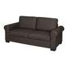 Nilkamal Array 3 Seater Bill Arm Sofa (Dark Brown)