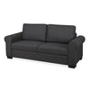 Nilkamal Array 3 Seater Bill Arm Sofa (Dark Grey)