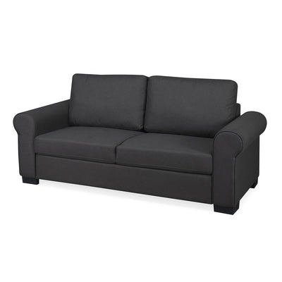 Nilkamal Array 3 Seater Bill Arm Sofa (Dark Grey)