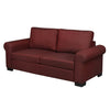 Nilkamal Array 3 Seater Bill Arm Sofa (Maroon)