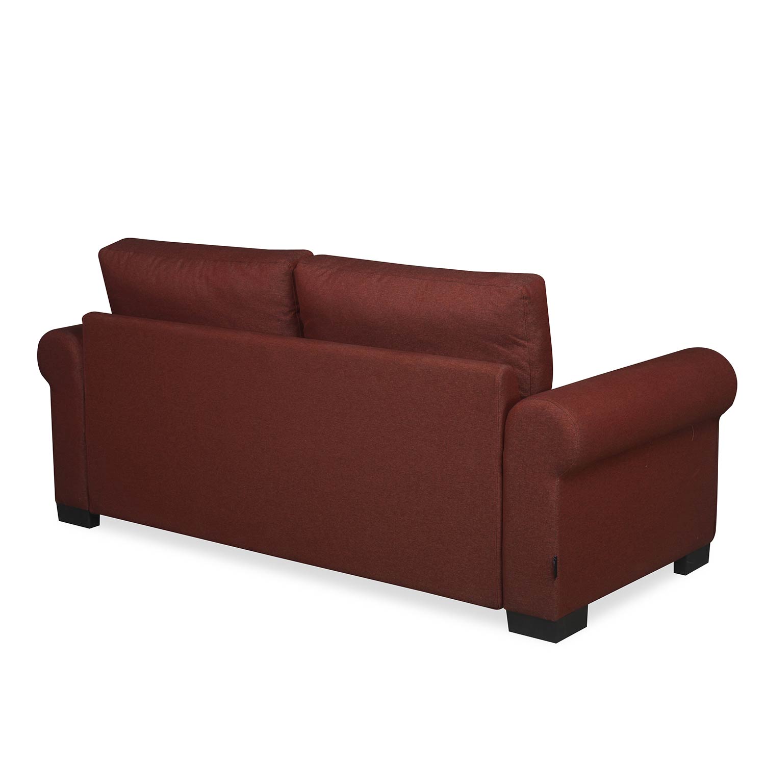 Nilkamal Array 3 Seater Bill Arm Sofa (Maroon)