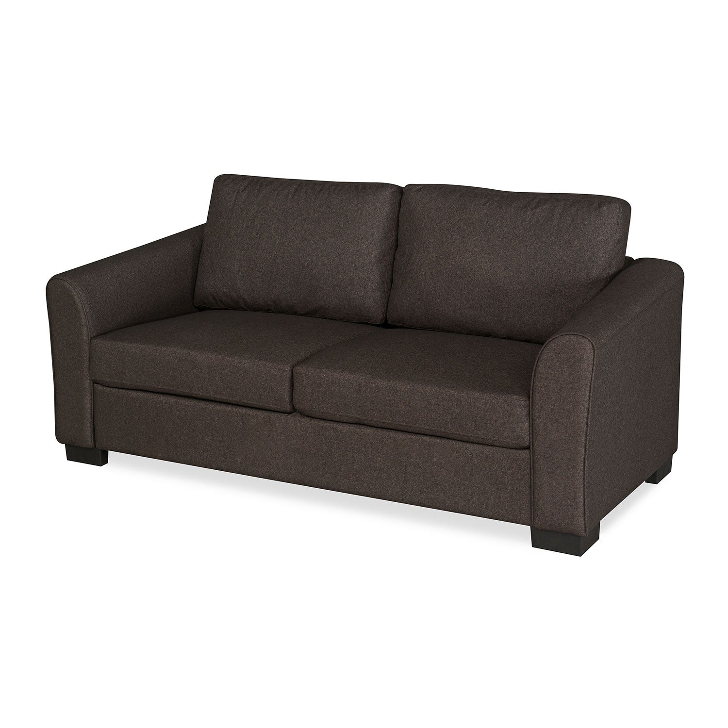 Nilkamal Array 3 Seater Mike Arm Sofa (Dark Brown)