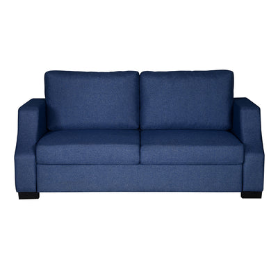 Nilkamal Array 3 Seater Rick Arm Sofa (Blue)