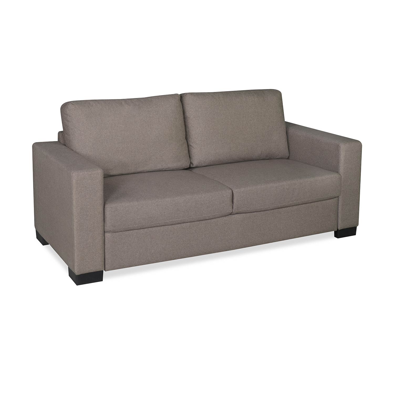 Nilkamal Array 3 Seater Ron Arm Sofa (Light Brown)