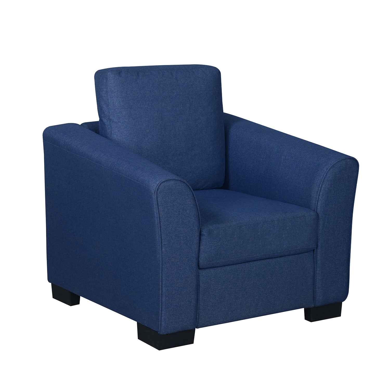 Nilkamal Array 1 Seater Mike Arm Sofa (Blue)
