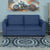 Nilkamal Array 3 Seater Mike Arm Sofa (Blue)