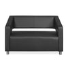 Nilkamal Arrow Leatherette 2 Seater Sofa (Black)