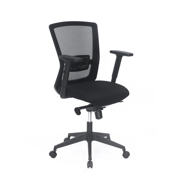 Nilkamal Aspire Mid Back Chair Black Nilkamal Furniture