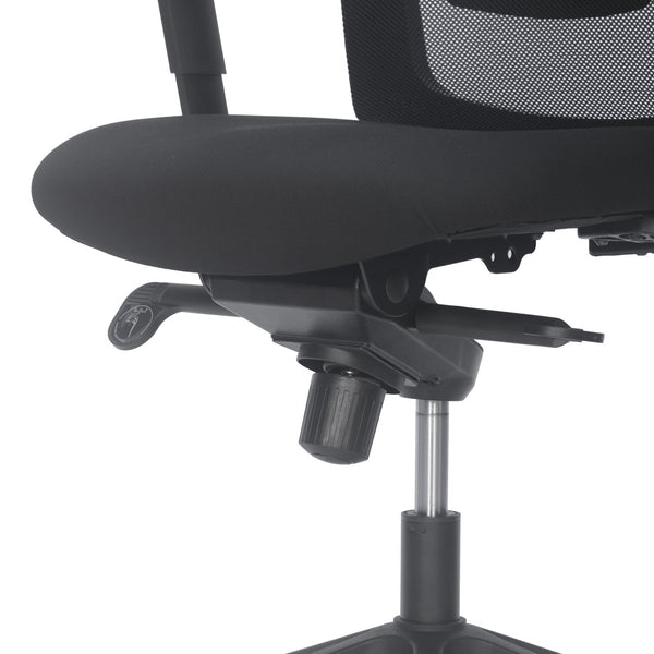 Nilkamal Aspire Mid Back Chair Black Nilkamal Furniture