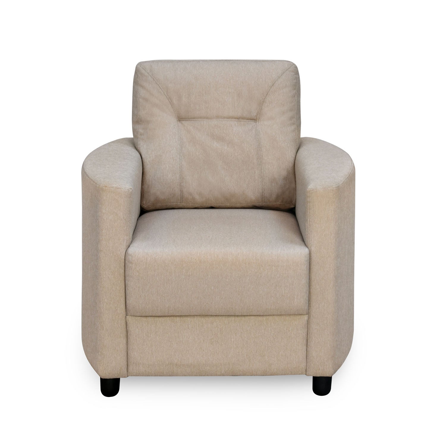 Nilkamal Astonic 1 Seater Fabric Sofa (Beige)