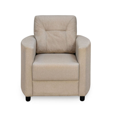 Nilkamal Astonic 1 Seater Fabric Sofa (Beige)