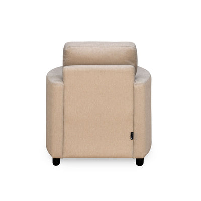 Nilkamal Astonic 1 Seater Fabric Sofa (Beige)