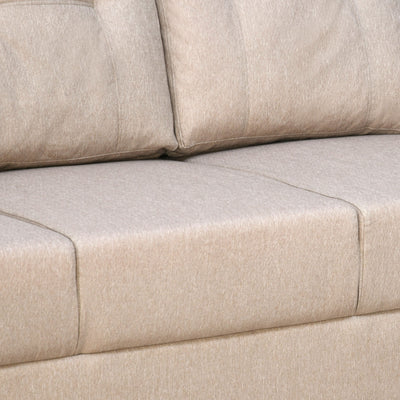 Nilkamal Astonic 3 Seater Fabric Sofa (Beige)