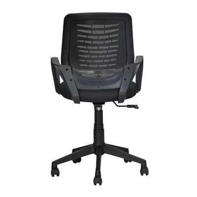 Nilkamal Astor Mid Back Mesh Office Chair (Black)