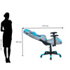 Nilkamal Fyrebird Athena Gaming Chair (Grey / Turquoise)