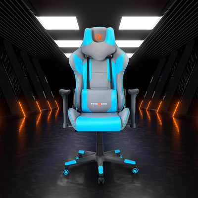 Nilkamal Fyrebird Athena Gaming Chair (Grey / Turquoise)