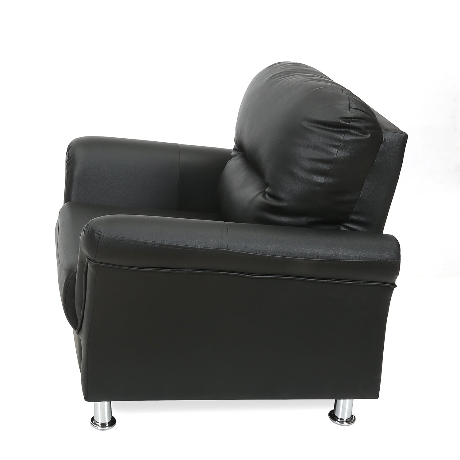 Nilkamal Aurich 1 Seater Sofa (Black)
