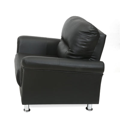 Nilkamal Aurich 1 Seater Sofa (Black)