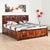 Nilkamal Austin King Bed with Storage (Dark Brown)