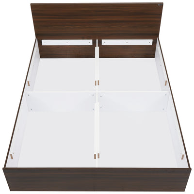 Nilkamal Arthur Queen Bed with Storage (Walnut)