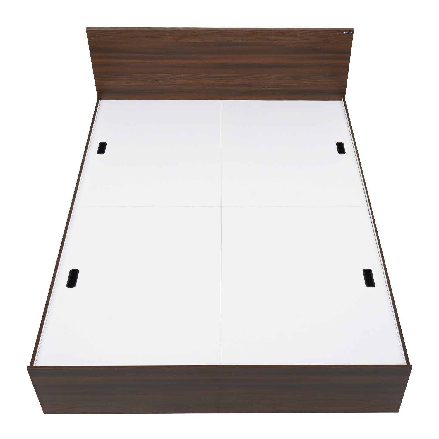 Nilkamal Arthur Queen Bed with Storage (Walnut)